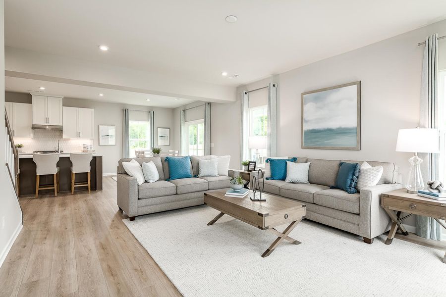 Furnished interior view inside a new home in , Huger (Image 7).