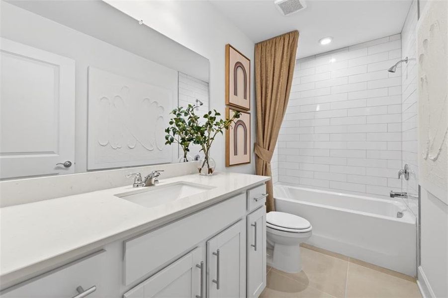 Furnished interior view inside a new home in Linden Grove, Powder Springs (Image 32).