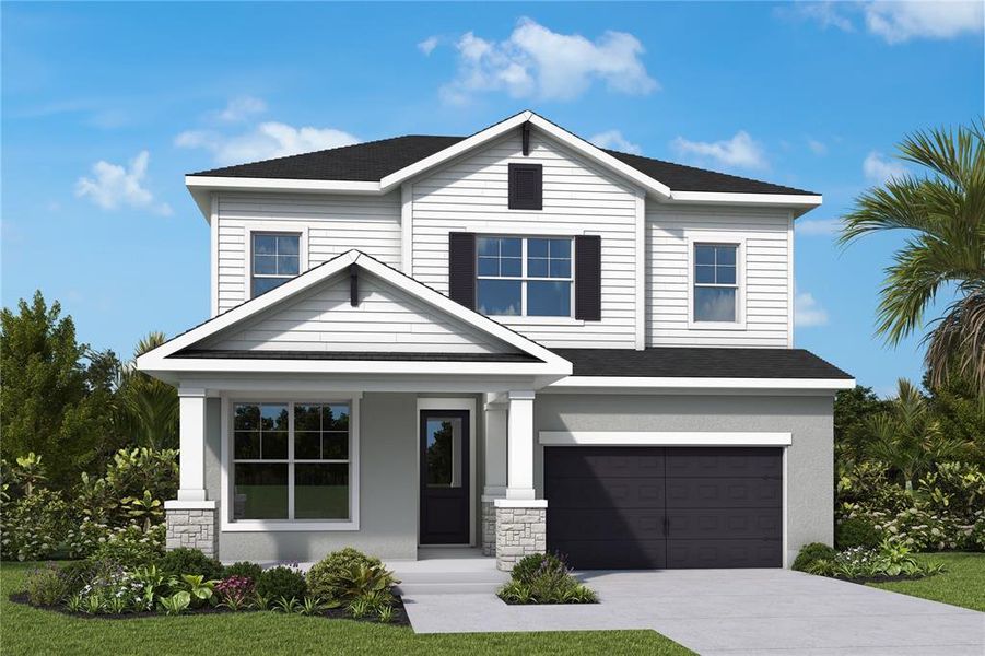 Front exterior of a new home in , St. Petersburg, FL, highlighting curb appeal (Image 2).