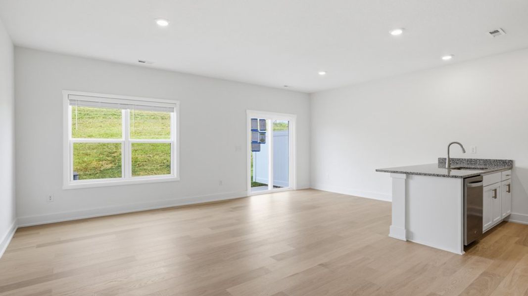 Spacious, unfurnished interior of a new home in Macon Townhomes, Seymour (Image 12). Spacious, unfurnished interior of a new home in Macon Townhomes, Seymour (Image 12).