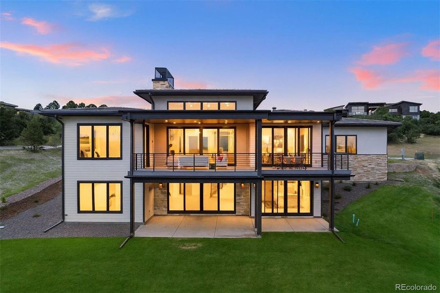 Front exterior of a new home in , Castle Rock, CO, highlighting curb appeal (Image 19).
