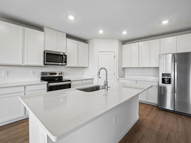 Furnished interior view inside a new home in Pine Ridge Meadows, Hudson (Image 7).