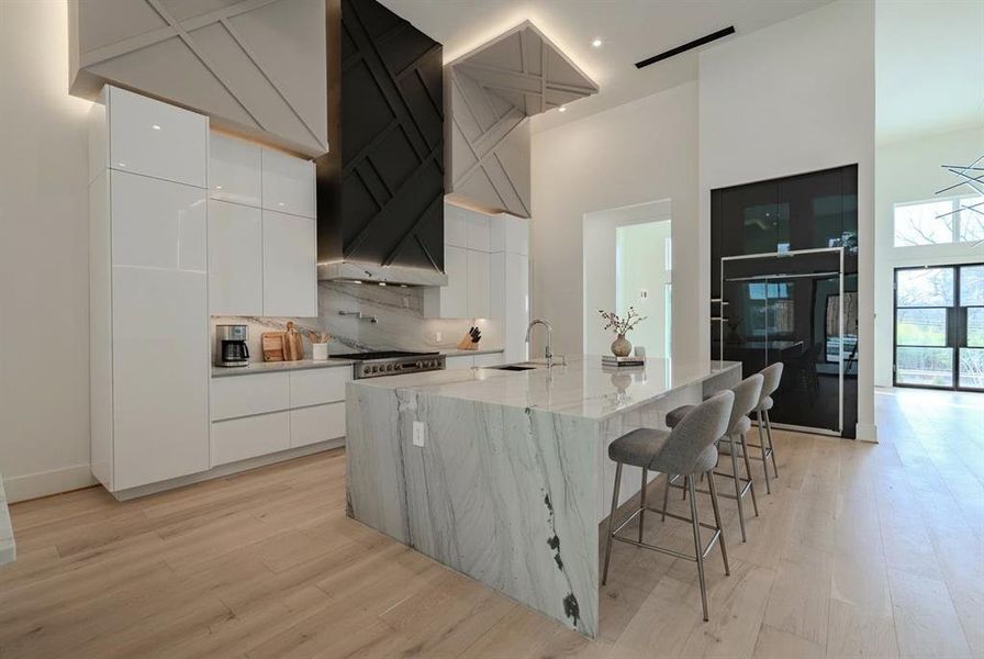 Furnished interior view inside a new home in , Dallas (Image 30).