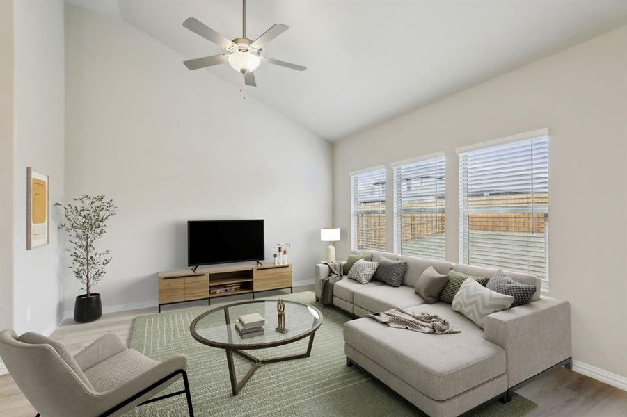 Photo is not of the actual home, but is an inspirational photo of builder’s model home and may depict options, furnishings, and/or decorator features that are not included.