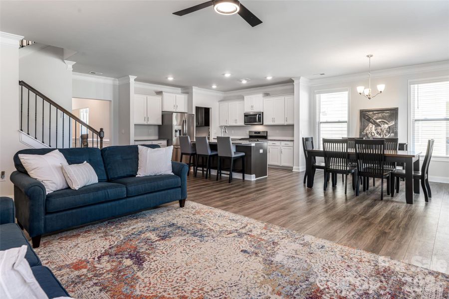 Furnished interior view inside a new home in Cantrell Hills, Hendersonville (Image 12). Furnished interior view inside a new home in Cantrell Hills, Hendersonville (Image 12).
