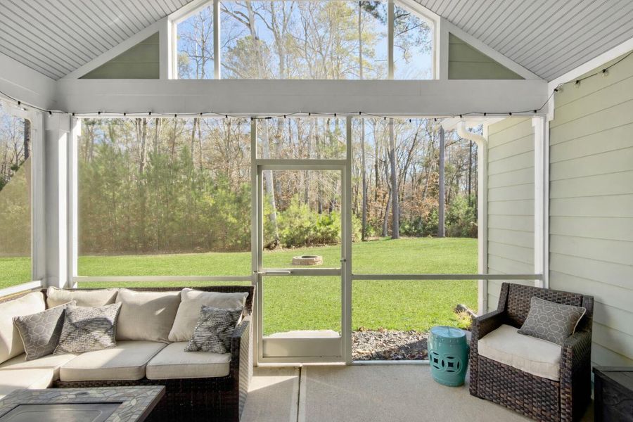 Exterior details and patio area of a home in , Summerville (Image 4). Exterior details and patio area of a home in , Summerville (Image 4).