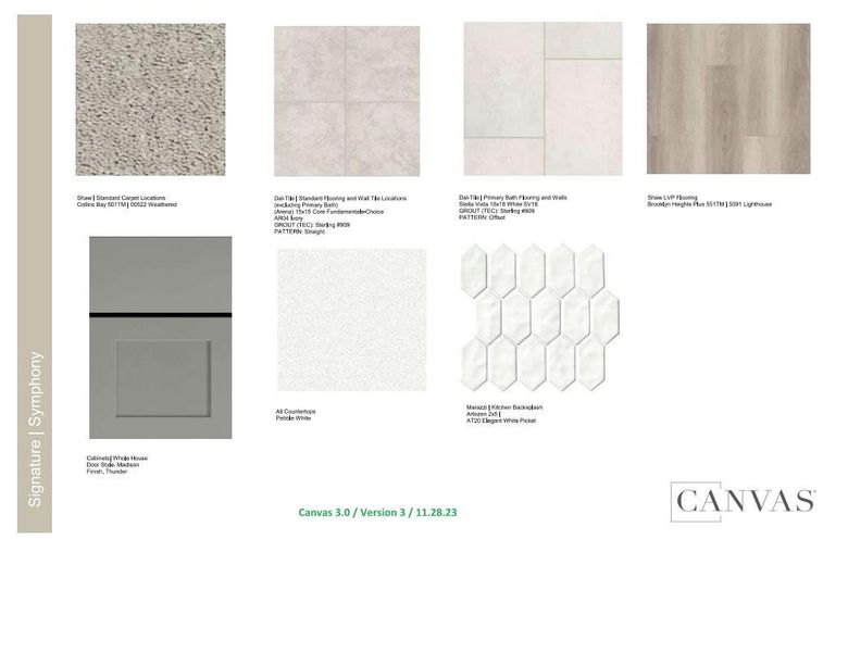 206 Childress Street design selections! This home is currently under construction and selections are subject to change.