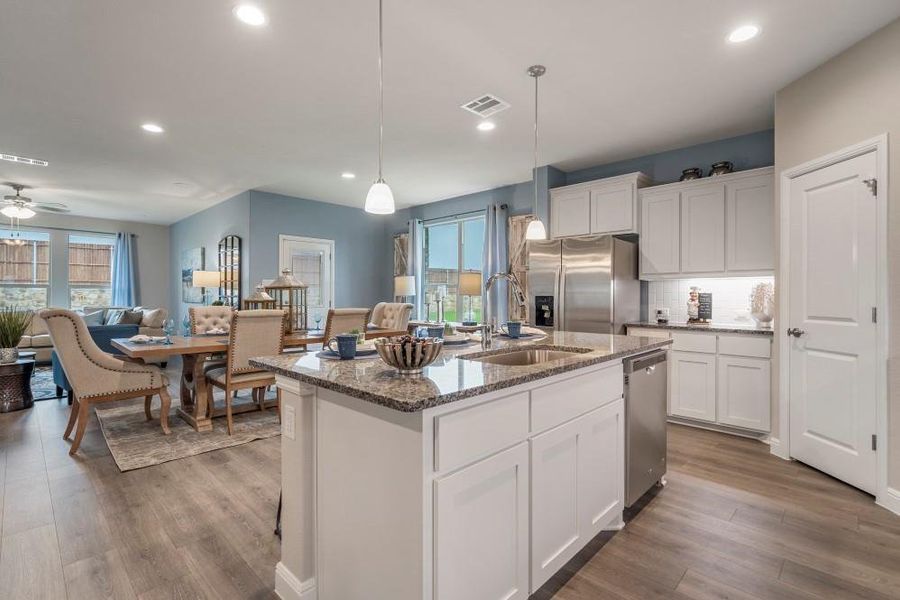 Furnished interior view inside a new home in , Justin (Image 15).