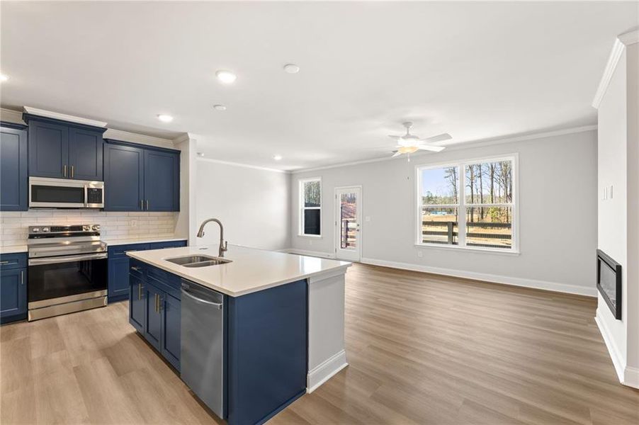 Furnished interior view inside a new home in Porter Reserve, Decatur (Image 4).