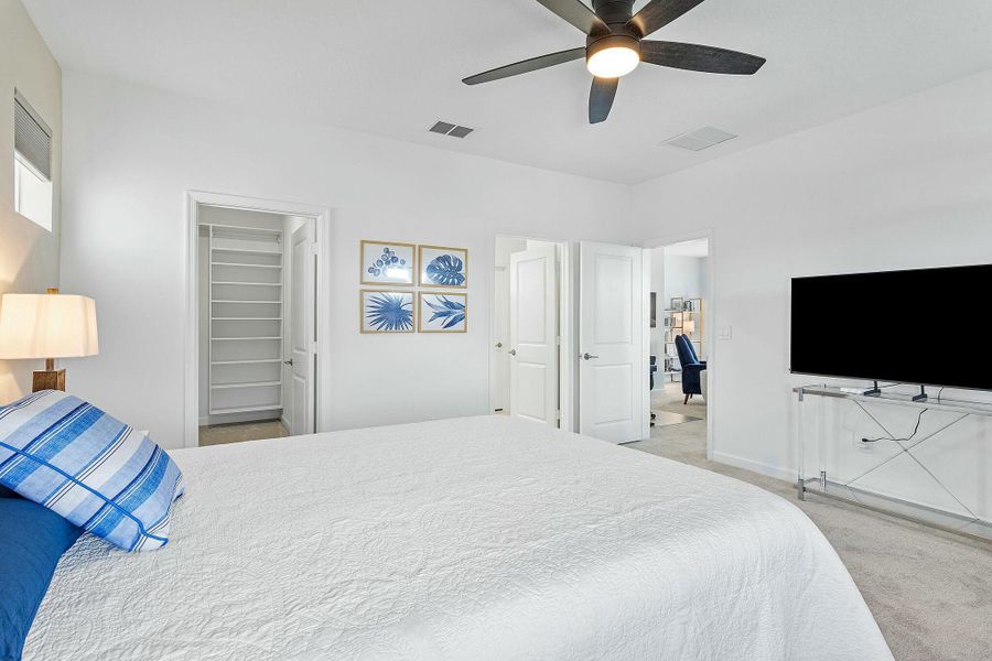 Furnished interior view inside a new home in Delray Trails: The Woods, Delray Beach (Image 33).