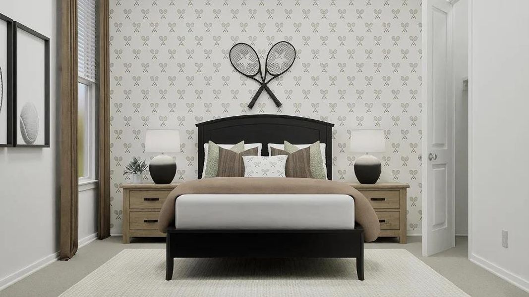 Furnished interior view inside a new home in , Hutto (Image 5).