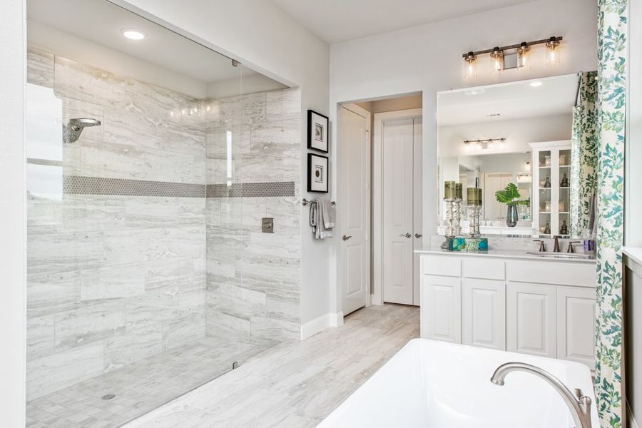 Furnished interior view inside a new home in NorthGlen, Haslet (Image 33). Furnished interior view inside a new home in NorthGlen, Haslet (Image 33).