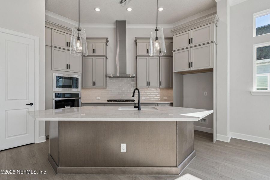 Furnished interior view inside a new home in , Jacksonville (Image 8). Furnished interior view inside a new home in , Jacksonville (Image 8).