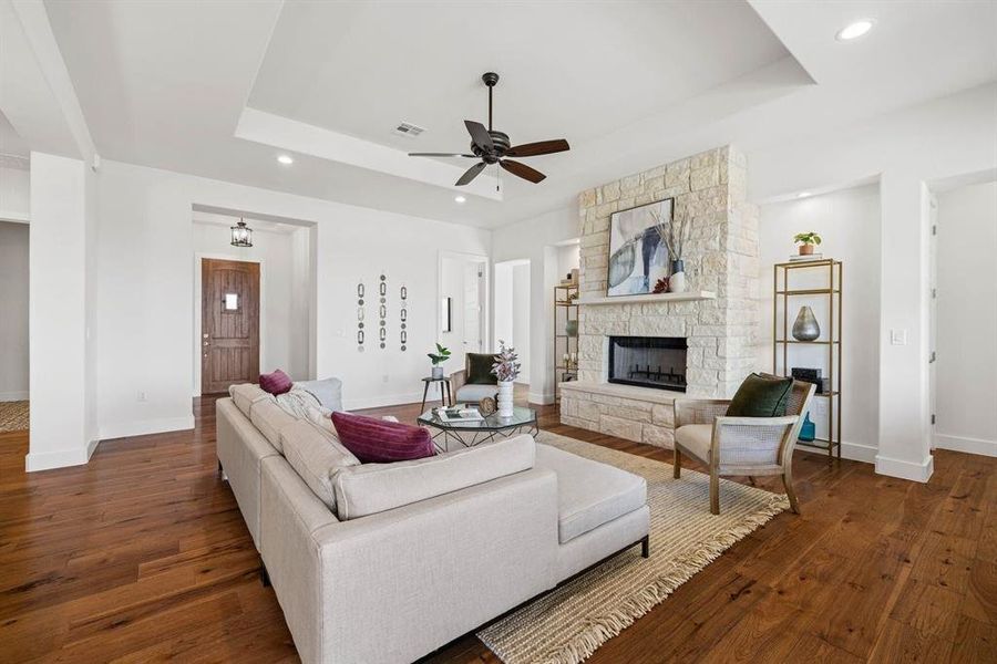 Furnished interior view inside a new home in , Georgetown (Image 12).