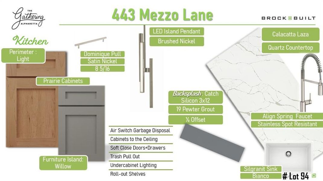 Sample of building materials used in homes in , Alpharetta (Image 5).