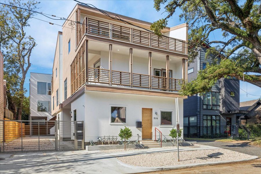 Exterior details and patio area of a home in , Houston (Image 25). Exterior details and patio area of a home in , Houston (Image 25).