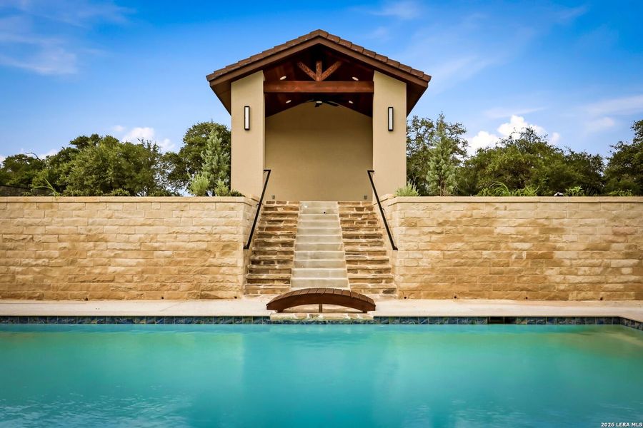 Exterior details and patio area of a home in , Boerne (Image 28).