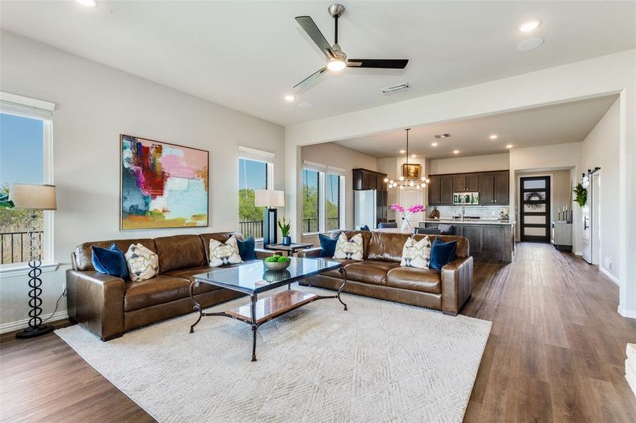 Furnished interior view inside a new home in , Haslet (Image 7).