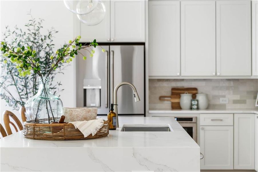 Furnished interior view inside a new home in , Marietta (Image 34).