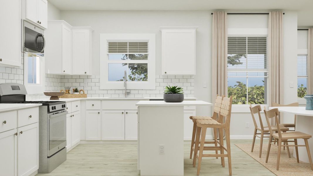Furnished interior view inside a new home in , Summerville (Image 13).