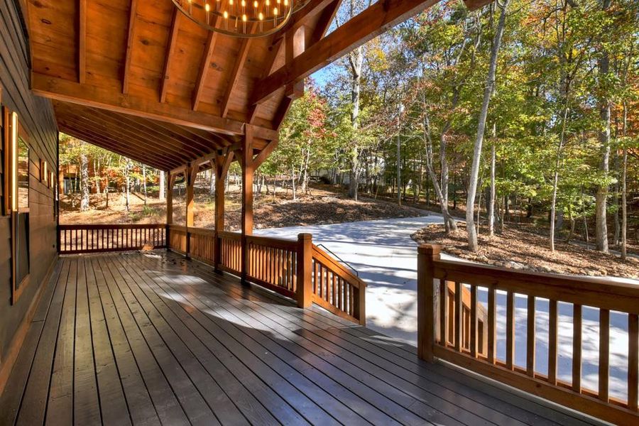 Exterior details and patio area of a home in , Ellijay (Image 2). Exterior details and patio area of a home in , Ellijay (Image 2).