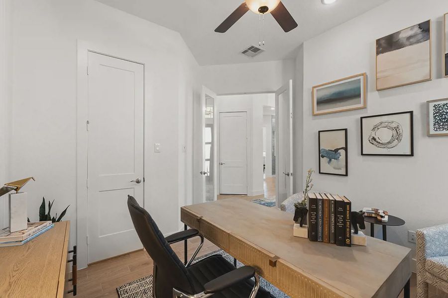 Representative furnished interior of a home built from the Marion by Chesmar Homes in Bridgeland 45's, Cypress (Image 8). Representative furnished interior of a home built from the Marion by Chesmar Homes in Bridgeland 45's, Cypress (Image 8).