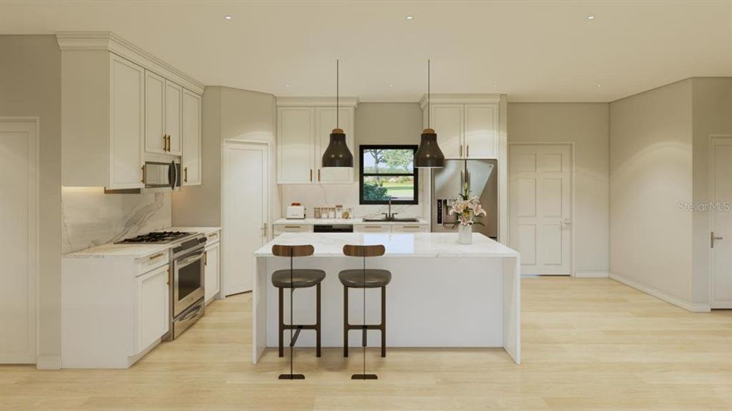 Furnished interior view inside a new home in , Ocala (Image 8).
