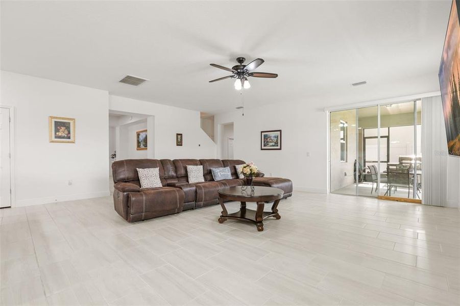 Furnished interior view inside a new home in Beresford Woods, Deland (Image 7). Furnished interior view inside a new home in Beresford Woods, Deland (Image 7).