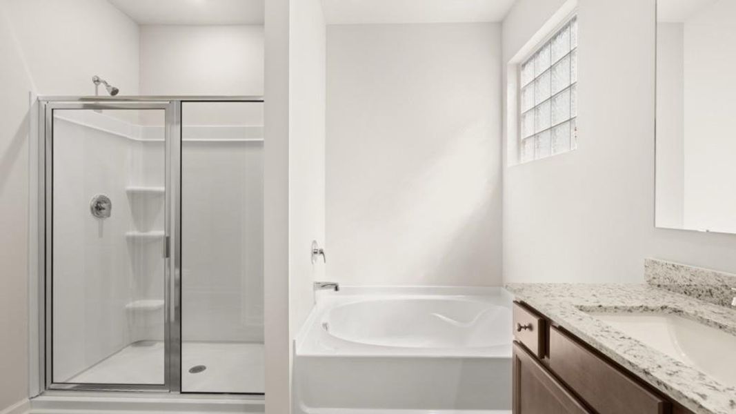 Furnished interior view inside a new home in South Wind, Union City (Image 12).