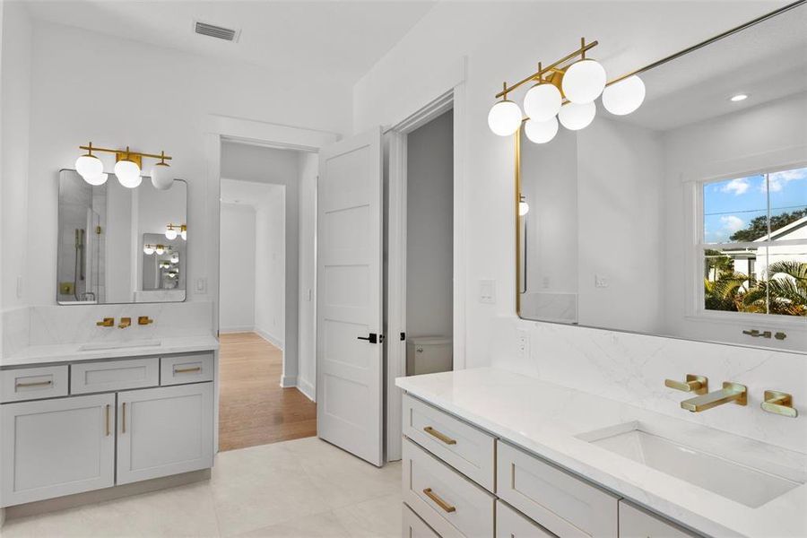 Furnished interior view inside a new home in , Tampa (Image 10). Furnished interior view inside a new home in , Tampa (Image 10).