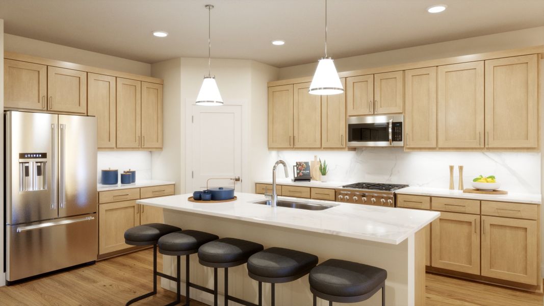 Representative furnished interior of a home built from the 4057 by Risewell Homes in Freedom at Anthem, Kyle (Image 6). Representative furnished interior of a home built from the 4057 by Risewell Homes in Freedom at Anthem, Kyle (Image 6).