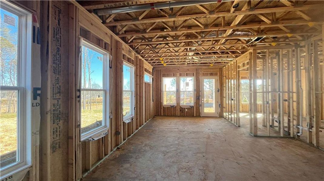 In-progress construction of a new home in , Canton, GA (Image 18).