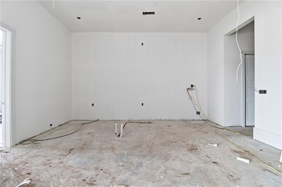 In-progress construction of a new home in , Alpharetta, GA (Image 31).