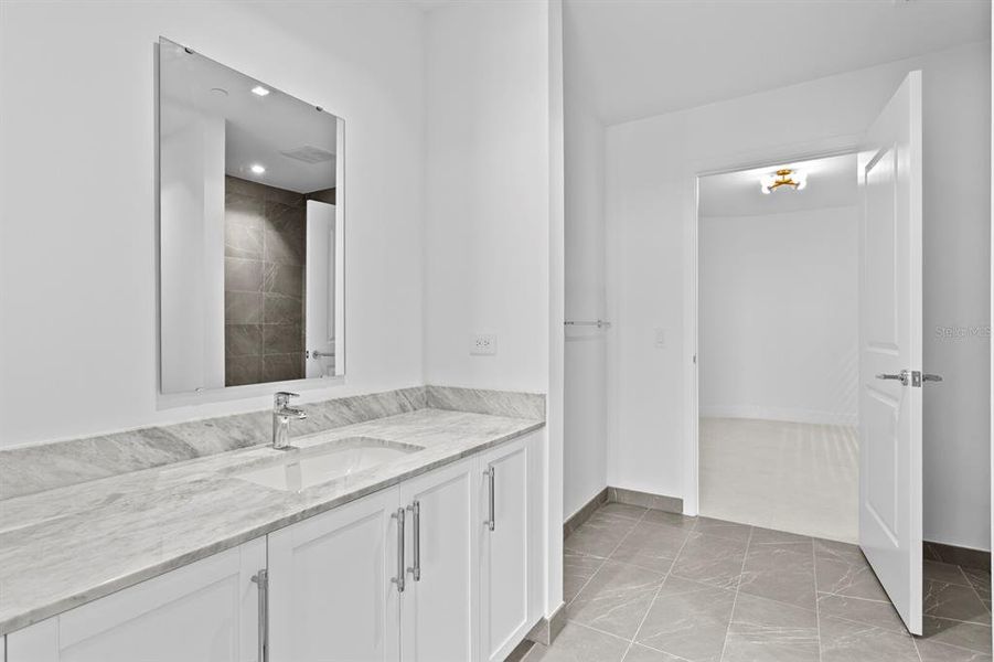 Furnished interior view inside a new home in , Tampa (Image 15). Furnished interior view inside a new home in , Tampa (Image 15).