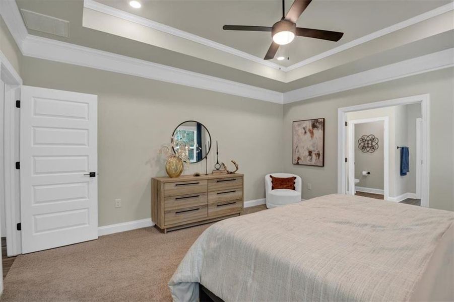 Furnished interior view inside a new home in Tuscany Hills, Douglasville (Image 30). Furnished interior view inside a new home in Tuscany Hills, Douglasville (Image 30).