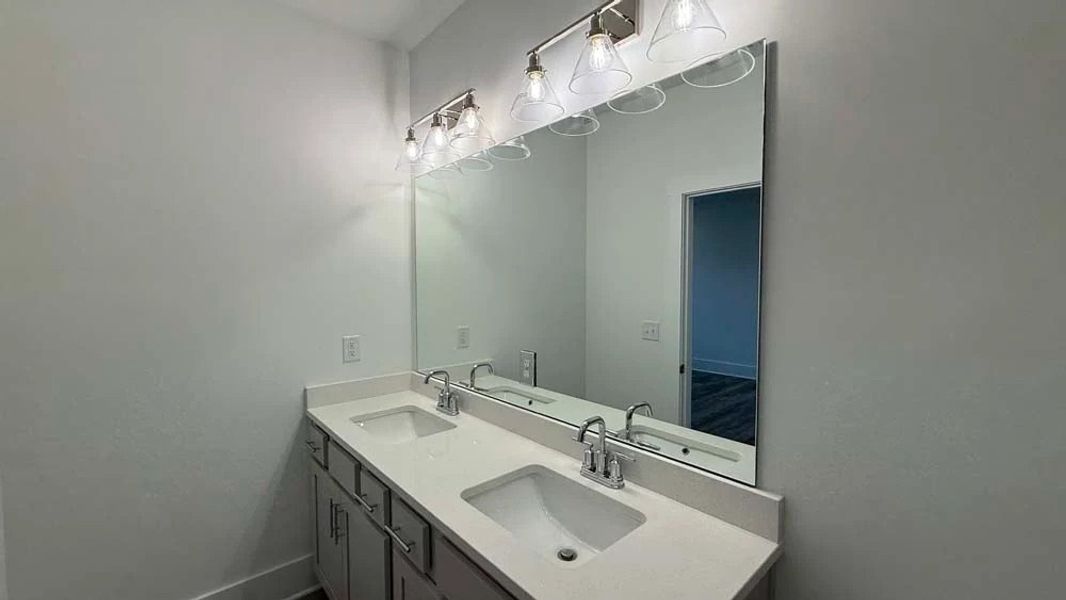 Primary Bathroom featuring Milan Collection Finishes Construction Progress