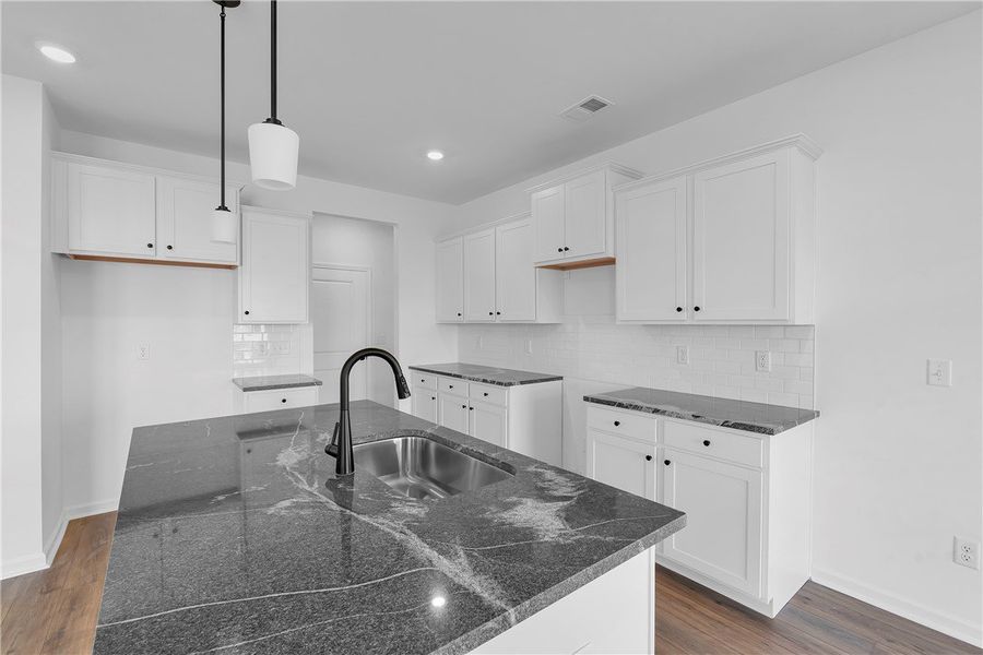 Furnished interior view inside a new home in Brownstone Park, Easley (Image 8).