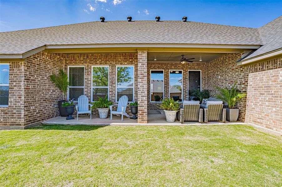 Exterior details and patio area of a home in , Stephenville (Image 26).