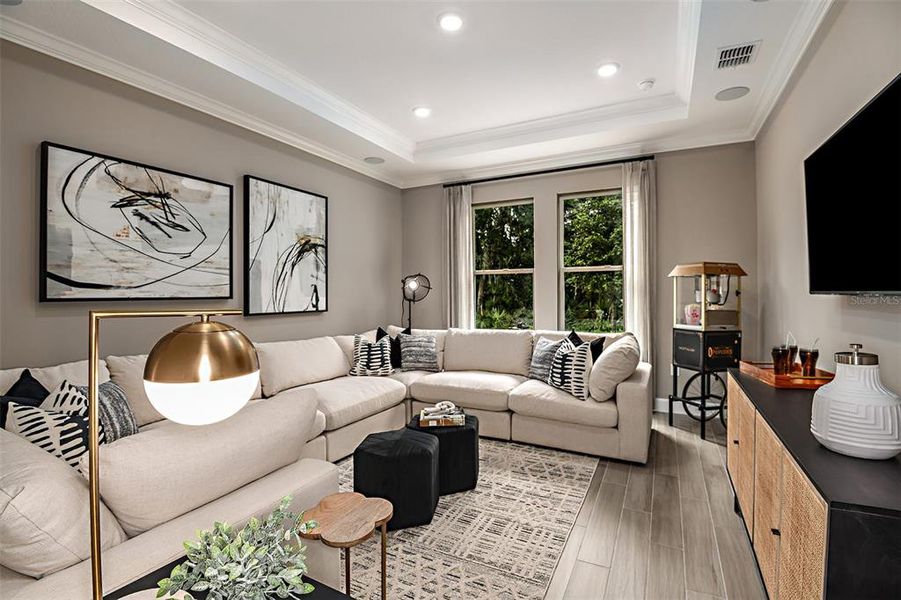 Furnished interior view inside a new home in Ardisia Park, New Smyrna Beach (Image 17).