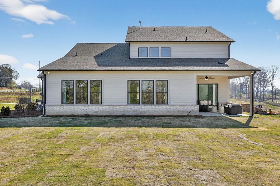 Representative exterior details of a home built from the Napa by Taylor Morrison in Wayt Farm, Cumming (Image 3).