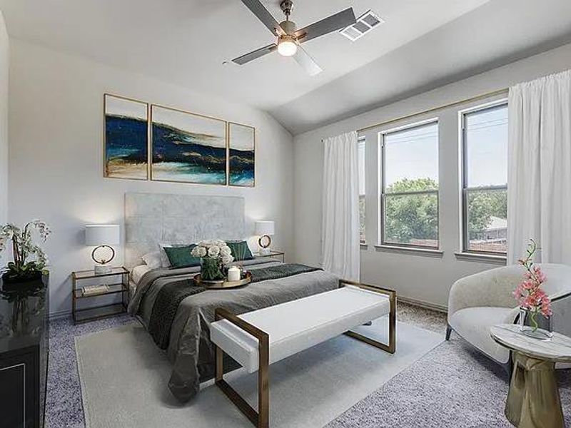 Furnished interior view inside a new home in , Midlothian (Image 8).