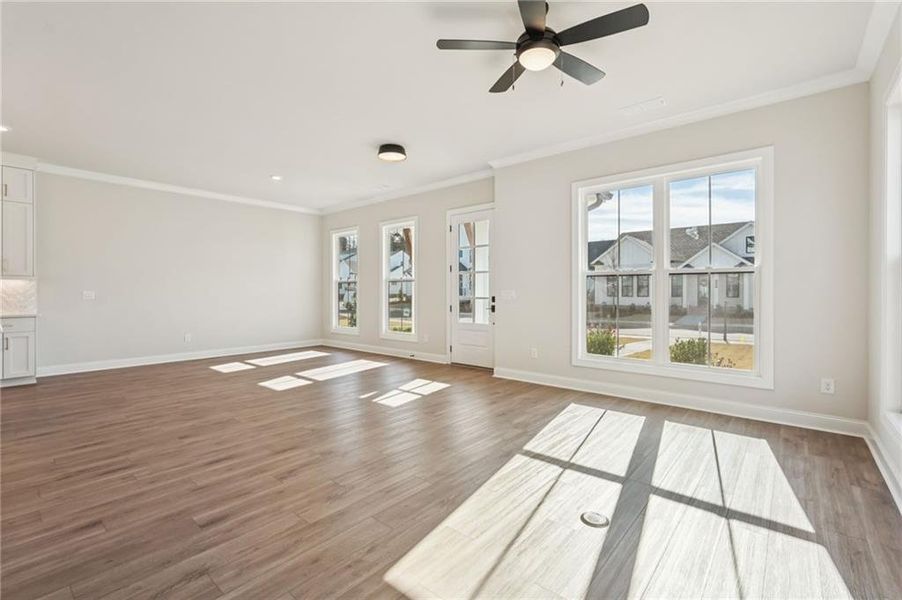 Spacious, unfurnished interior of a new home in Promenade at Sawnee Village, Cumming (Image 22). Spacious, unfurnished interior of a new home in Promenade at Sawnee Village, Cumming (Image 22).