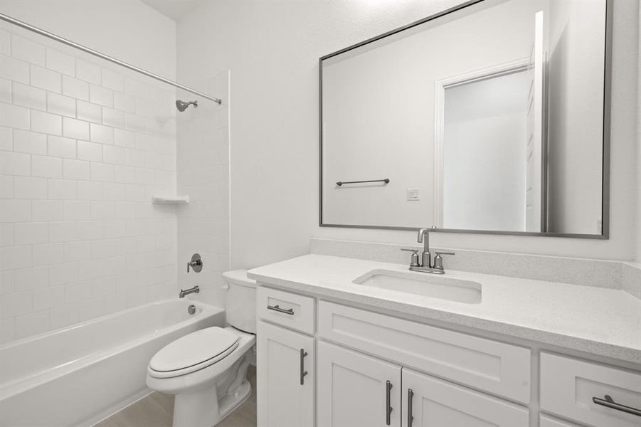 Furnished interior view inside a new home in Rockwood 90', Mansfield (Image 14).