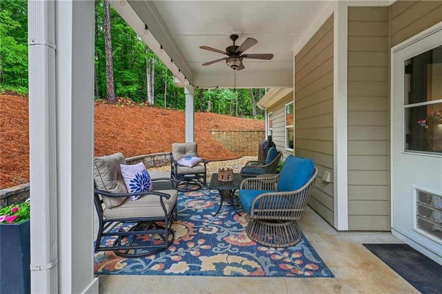 Exterior details and patio area of a home in , Villa Rica (Image 30).