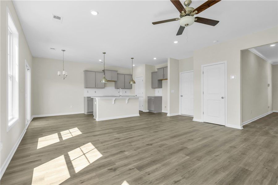 Spacious, unfurnished interior of a new home in Brownstone Park, Easley (Image 12).
