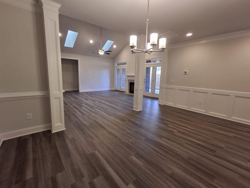 Spacious, unfurnished interior of a new home in Weybridge, Burlington (Image 37). Spacious, unfurnished interior of a new home in Weybridge, Burlington (Image 37).