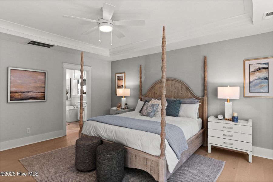 Furnished interior view inside a new home in Midtown & Main, Wilmington (Image 5).