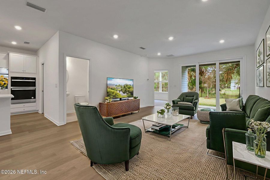 Furnished interior view inside a new home in The Hammock at Palm Harbor, Palm Coast (Image 11).