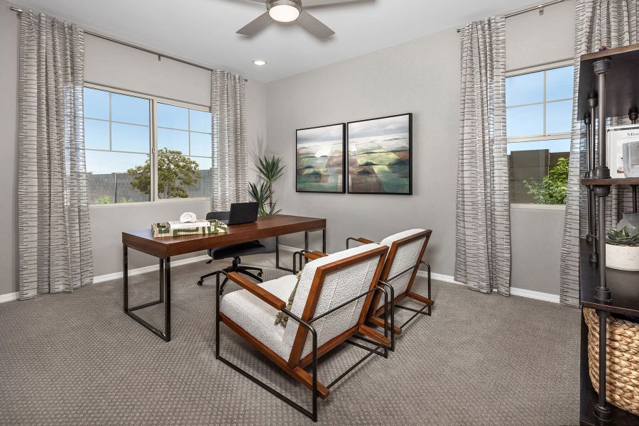 Representative furnished interior of a home built from the Revere by Mattamy Homes in Empire Pointe, Queen Creek (Image 11). Representative furnished interior of a home built from the Revere by Mattamy Homes in Empire Pointe, Queen Creek (Image 11).