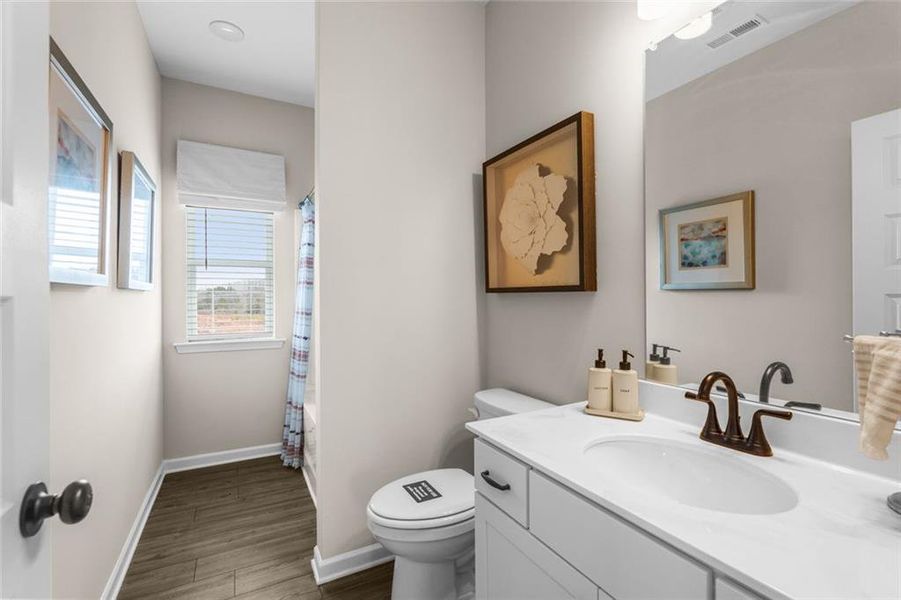 Furnished interior view inside a new home in Varnell Preserve, Dalton (Image 28).